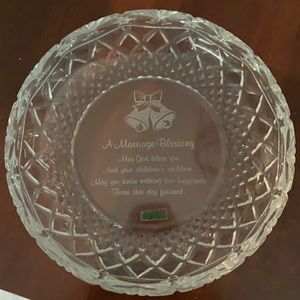 Galway Irish Crystal plate